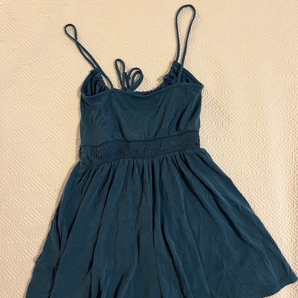 Urban Outfitters Flowy Romper in Crystal Teal - Picture 3 of 4